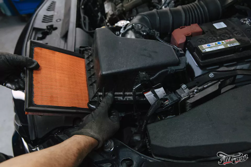 Провели техническое обслуживание Toyota Camry